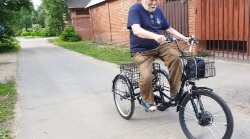электрический трехколесный велосипед для взрослых электровелосипед
