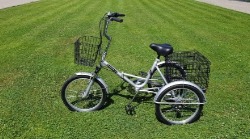 Трехколесный складной велосипед для взрослых