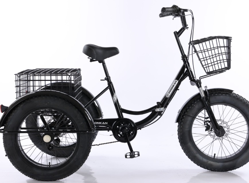Трехколесный велосипед фэтбайк Doonkan Trike Panda Fatbike 20x4.0 складной трицикл трайк
